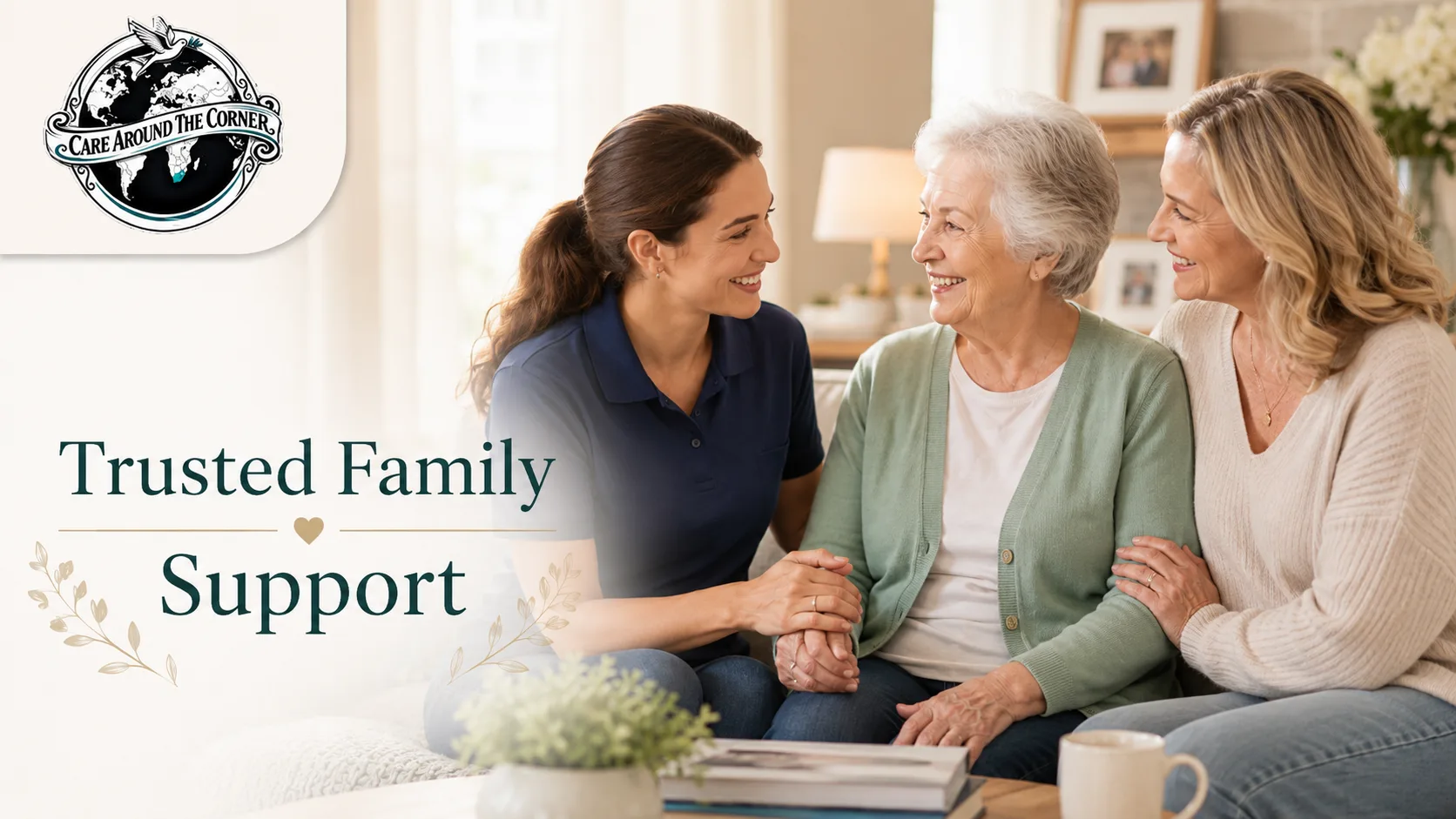 Professional client enquiry call to action image with trusted family support